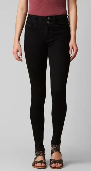 KanCan Womens Jeans Sz 26 High Rise‎ Skinny Stretch Black thumbnail 1