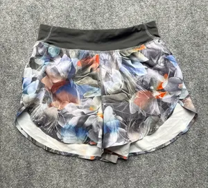 Lululemon Women’s 4 Fast Free Reflective HR Short 3” Luminescent Floral thumbnail 1