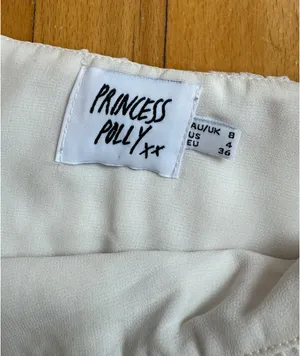 Princess Polly White Crop Top Long Sleeve thumbnail 3