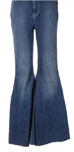 Free People We The Free Just float penny flare wide leg bell bottom jeans sz 28 thumbnail 1
