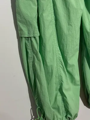 NWT Anthropologie Mint Green Cargo Drawstring Joggers Daily Practice thumbnail 9