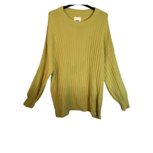 Aerie Sweater Size M Mustard Yellow Oversized Tunic Long Sleeve Round Neck NWT thumbnail 2