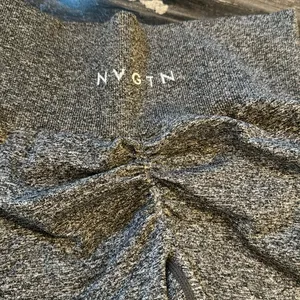 NVGTN biker shorts, booty scrunch, dark gray, size small thumbnail 4