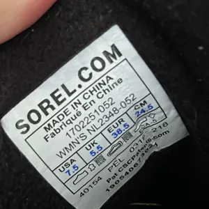 Sorel Slimpack ll Lace Boot Sz 7.5 Leather Winter Duck Boot Lace Up thumbnail 13