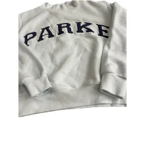 Parke Hometown Varsity Mockneck Sweatshirt Cloud Blue S/M Fleece Sold Out thumbnail 4
