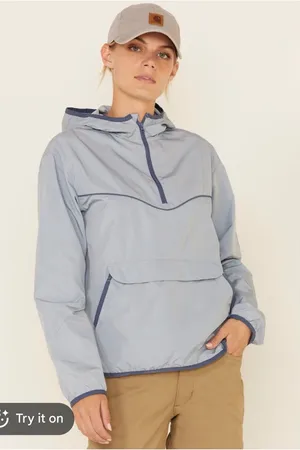 Wrangler Light Blue All-Terrain Jacket with Red Logo thumbnail 1