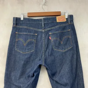 Levis Classic Mid Rise‎ Skinny Jeans Womens 31 Dark Wash Stretch Minimal Indie thumbnail 5