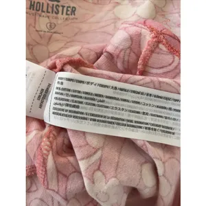 Hollister Retro Floral Baby Tee Womens Size S‎ Pink Psychedelic Y2K Cotton Top thumbnail 4