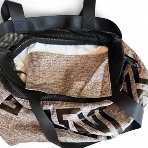VS PINK Gray Heather Mesh Tote thumbnail 5