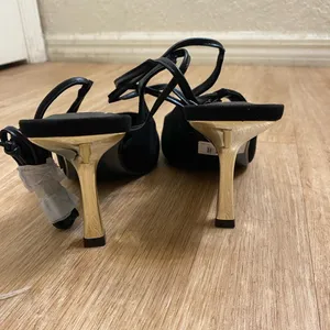 Aldo Elegant Black Lace-Up Heels thumbnail 5