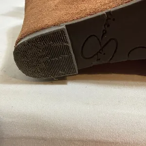 Jessica Simpson JS Catcher Ankle Boots Womens 6.5M Bourbon Oiled Sued 4” Wedge thumbnail 9