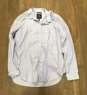 American Eagle M boyfriend button down shirt thumbnail 1