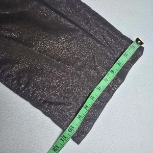 Ann Taylor Brown Gold‎ Metallic Foil High Rise Wide Leg Pants Size 4 Sparkle thumbnail 10