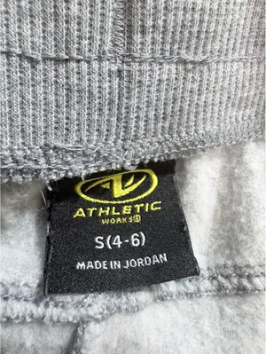 Jogger Sweatpants Women’s Gray Heather Drawstring Lounge Athletic Pants Size S/M thumbnail 8