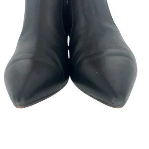 Aquatalia Black Leather Pointed Toe Ankle Boots‎ Size 7.5 thumbnail 7