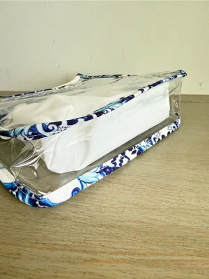 Dolce & Gabbana Light Blue Small Clear Tote Bag w/inner Pouch Purchase Gift NWOT thumbnail 5