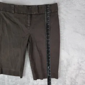 The Limited Cassidy Fit‎ Bermuda Chino Shorts Womens 6 Stretch Brown thumbnail 9
