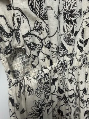 Sincerely Jules Black and White Floral Maxi Dress thumbnail 3