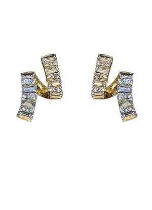 Trendy Light Luxury Rhinestone Zircon Earrings - High-End Autumn Elegance thumbnail 3