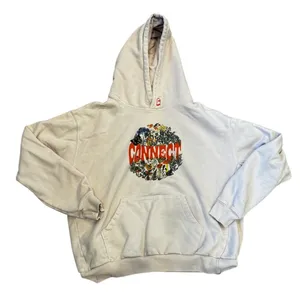 Lonely Ghost "Connect" Graphic Hoodie, Cream, Size S thumbnail 1