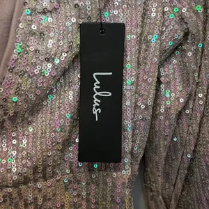 Lulus Fabulous Essence Womens M Blush Iridescent Sequin Bodycon Mini Dress NWT thumbnail 7