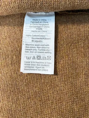 J. Crew 100% Cotton Brown Open-Front Long Cardigan thumbnail 7
