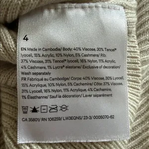 LULULEMON Reversible CrossOver Sweater Size 4 Balletcore Yoga thumbnail 7