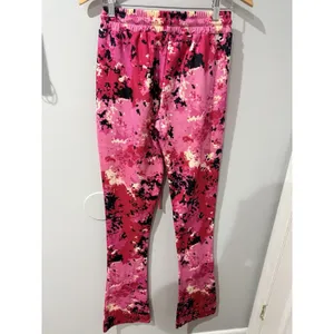 Rockstar Original Juliana Pink Digital Camo‎ Super Stacked Track Pant Sz M R thumbnail 8