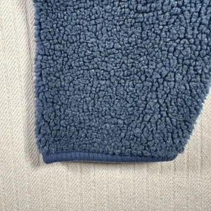 VTG Liz Claiborne Fleece Pullover Sweater Womens XL Blue Henley Snap Fuzzy Cozy thumbnail 12