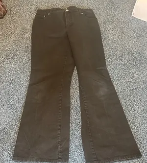Cambio Classic Black Women's Jeans size 10 stretchy flare high waist thumbnail 1