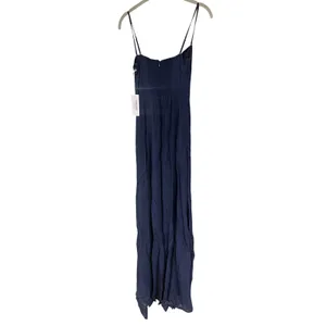 NWT Reformation Ingrid Navy Blue Maxi Dress Size 0 thumbnail 8