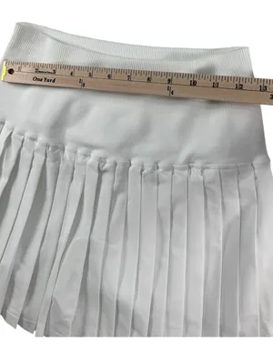 JoyLab White Pleated Tennis Skirt Women Size S Athletic Skort Preppy Activewear thumbnail 7