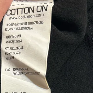 Cotton On Woman’s Black Classic Layering Camisole Top Size XS thumbnail 5