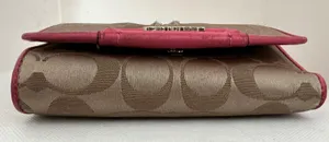 Coach | ladies Signature Jacquard clutch wallet. thumbnail 4