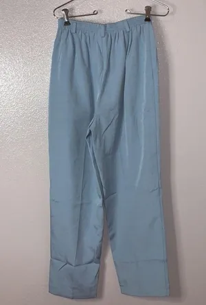 Alfred Dunner vintage light blue pull on casual pants thumbnail 4