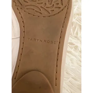 Taryn Rose Beige Gold Leather Rose Cap Toe Ballet‎ Flats Women Shoes 6 thumbnail 10