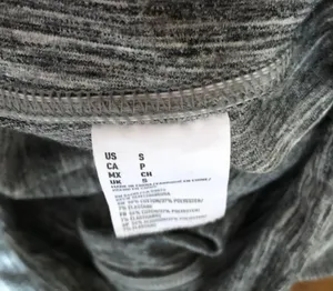 American Eagle Capris Stretch Gray Small thumbnail 5