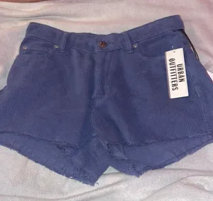 Urban Outfitters Blue Corduroy Shorts thumbnail 1