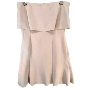 Elizabeth and James‎ Mini Dress 8 Biscuit Pink Hickory Bandeau Strapless Gala thumbnail 2