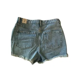 Pacsun High Rise Festival Bright Eyes denim jean shorts women's size 30 NWT thumbnail 2