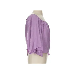 Free People We The Free Spring Break NWT Purple One Shoulder Top Oversized Sz S thumbnail 4