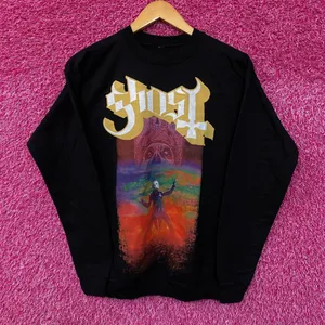 Ghost Cardinal Copia Death Metal Band Crewneck Sweater Small thumbnail 1