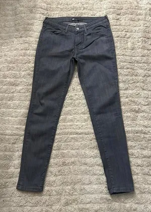 Levi's grey denim leggings Size 8M 29x32 thumbnail 1