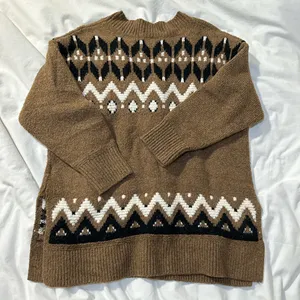 Old Navy Brown Cozy Knit Sweater thumbnail 1