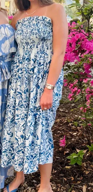 Blue H and M Dress thumbnail 1