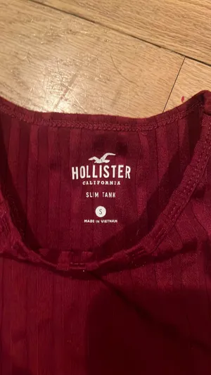 Hollister Maroon Slim Tank thumbnail 4