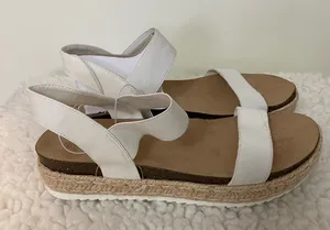 Ophelia Roe Sandal Kimmie White size 11 M NEW. Sandal 2” wedge thumbnail 1