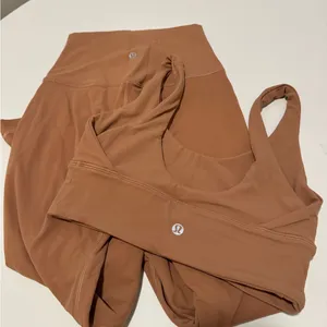 Lululemon align, dusty clay set size 4 NWOT align leggings 25 length, align bra thumbnail 6