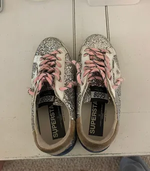 Golden Goose SUPERSTAR GLITTER TRAINERS thumbnail 6