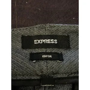 Express Pants Womens 4 Gray Herringbone Bootcut Editor Dress Work Office thumbnail 8